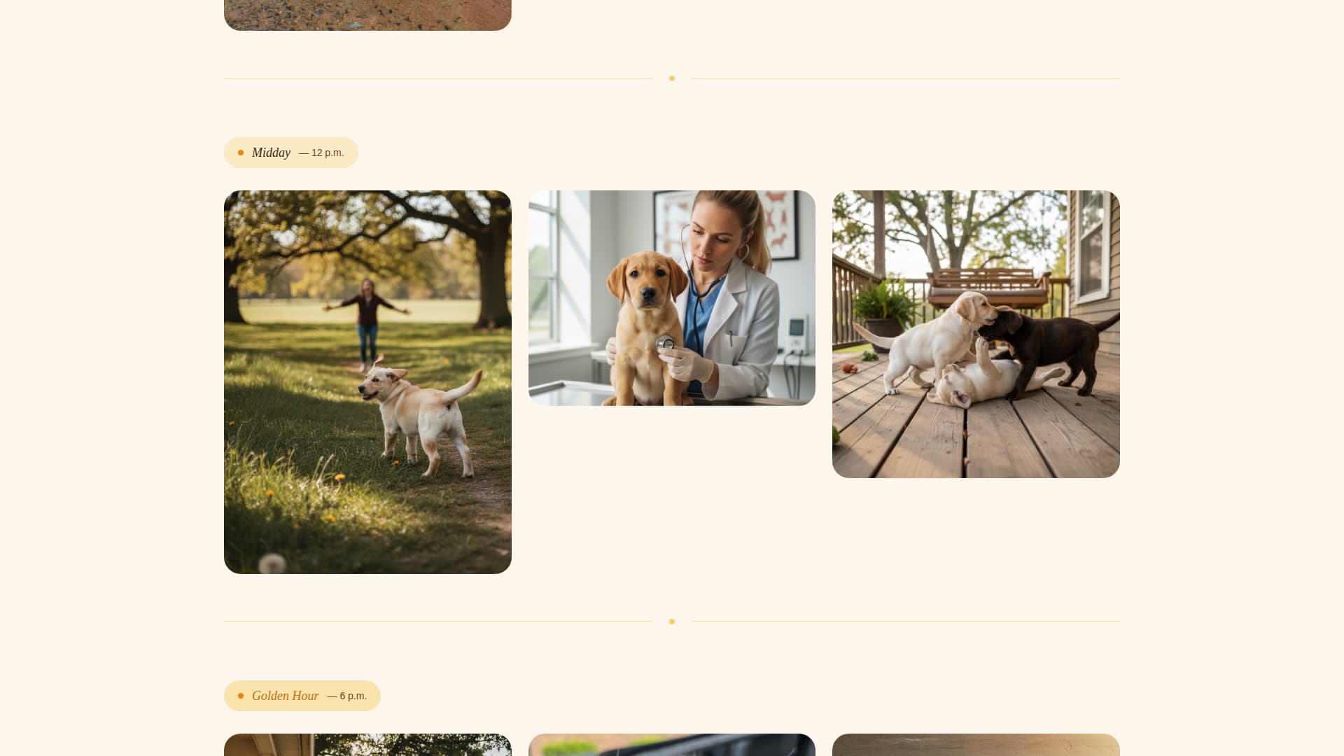 Dog Online Reviews Website Template