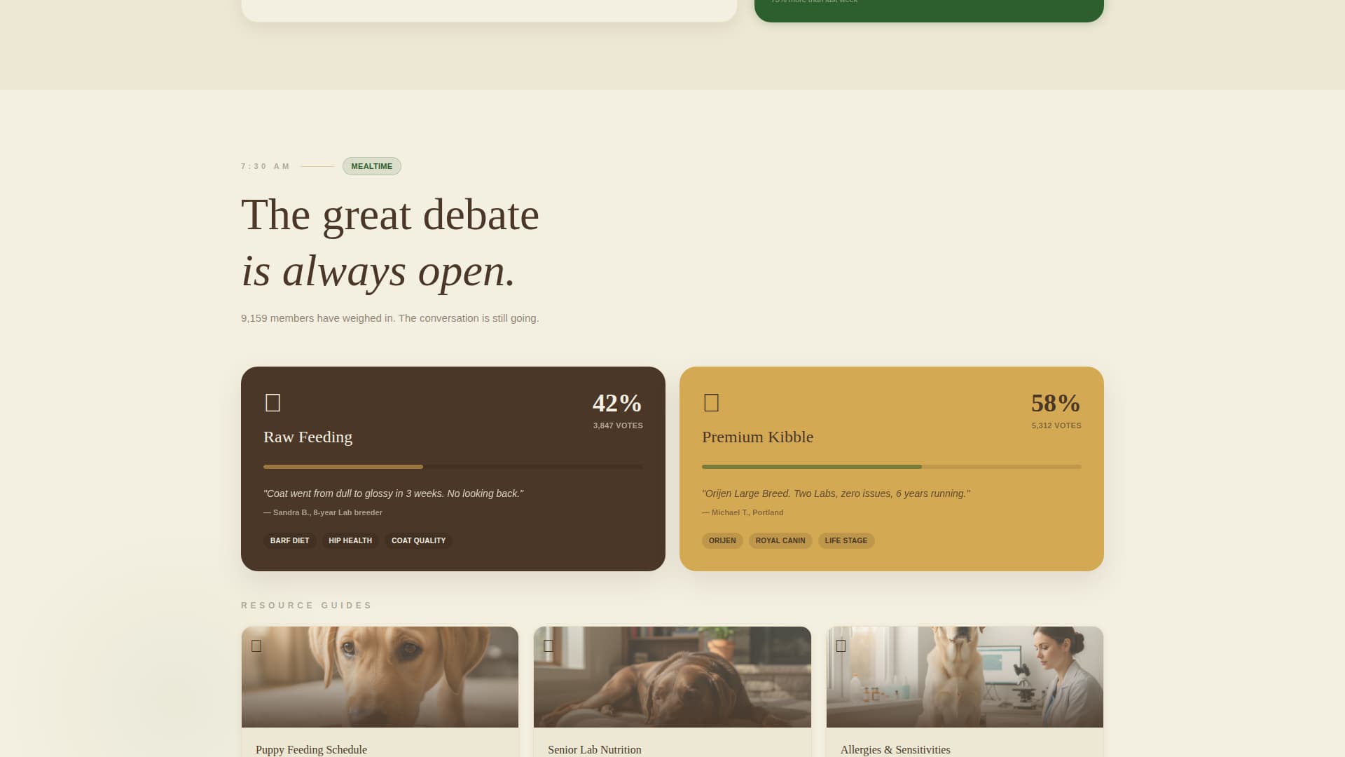 Dog Virtual Reviews Website Template