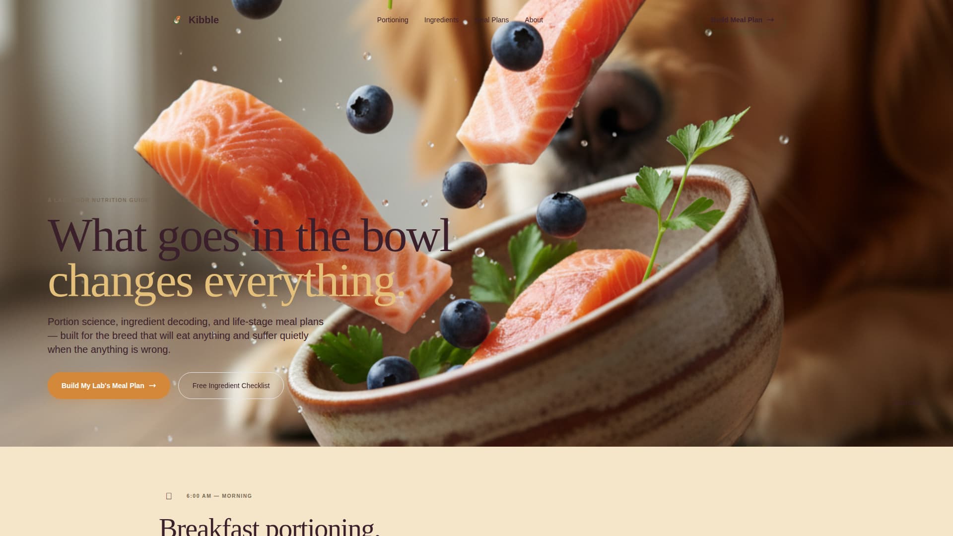 Dog Cost Calculator Website Template
