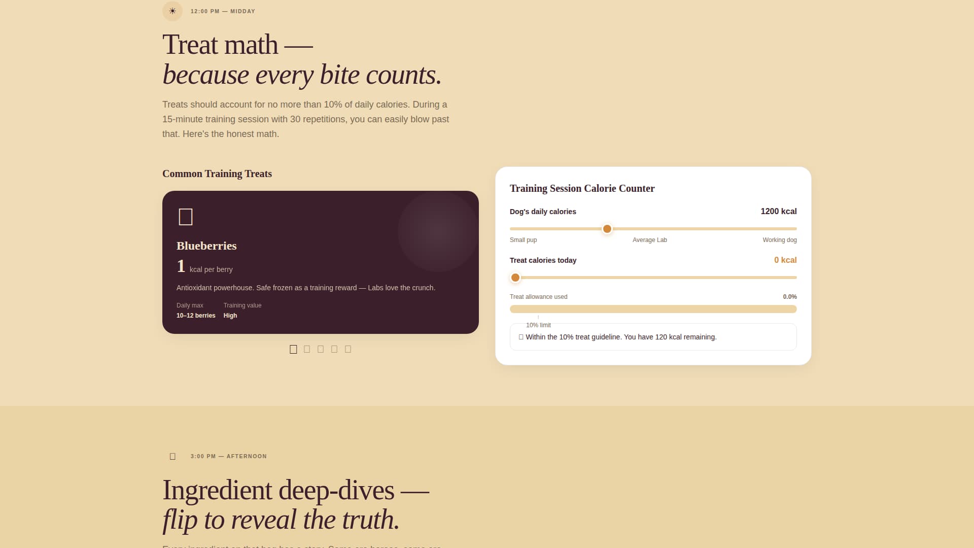 Dog Cost Calculator Website Template