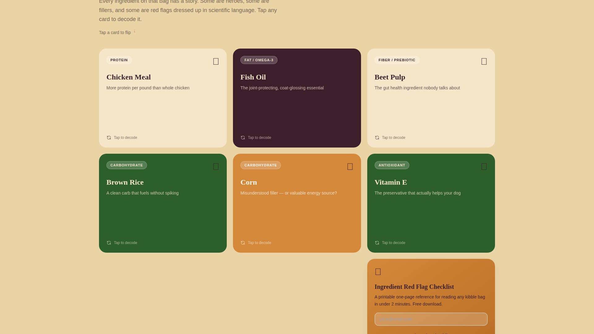 Dog Cost Calculator Website Template