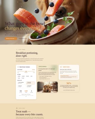 Dog Cost Calculator Website Template
