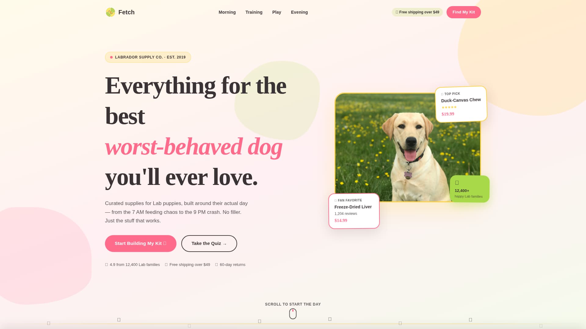 Dog Professional Website Template
