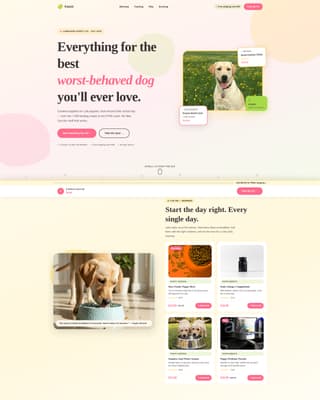 Dog Professional Website Template