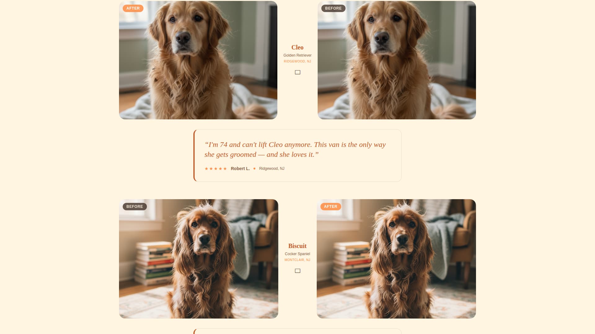 Groom - Trusted Mobilegrooming Landing Page Template