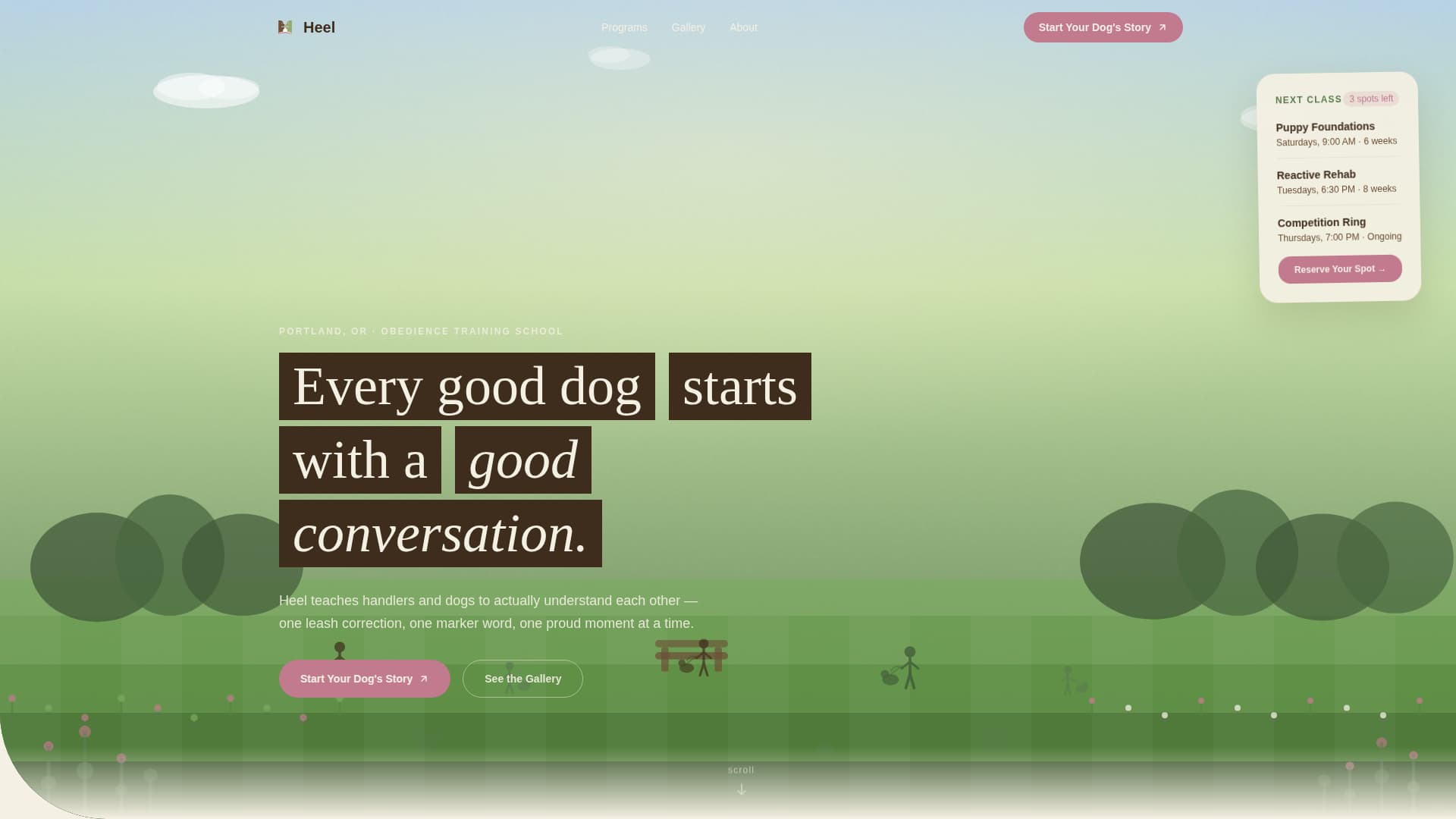 Heel - Trusted Obedience Landing Page Template