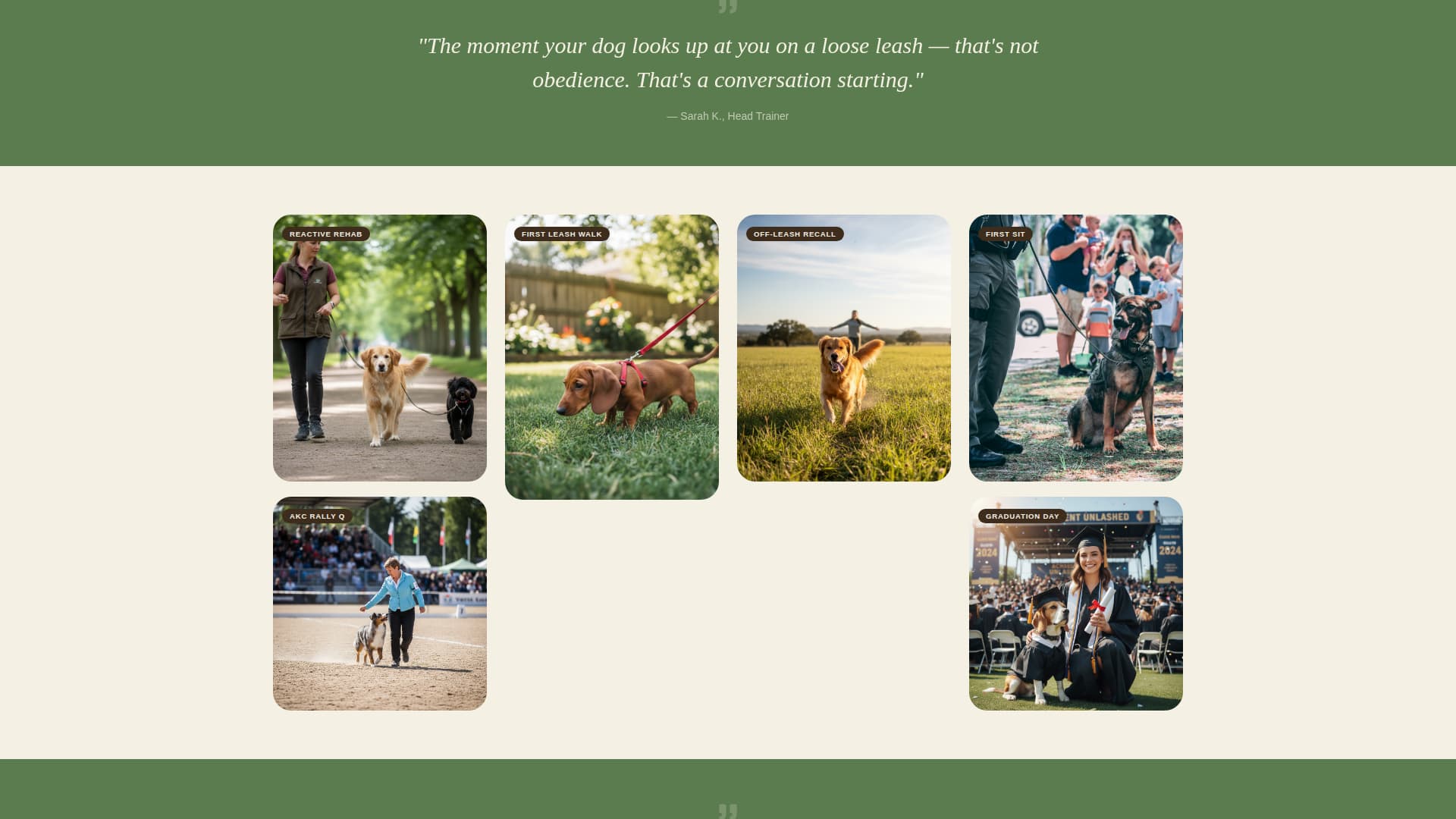 Heel - Trusted Obedience Landing Page Template