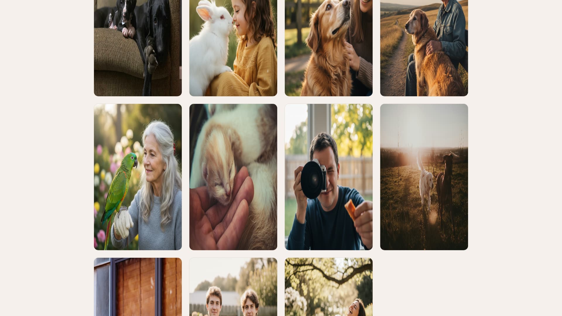 Pawprint - Heartwarming Petphotography Landing Page Template