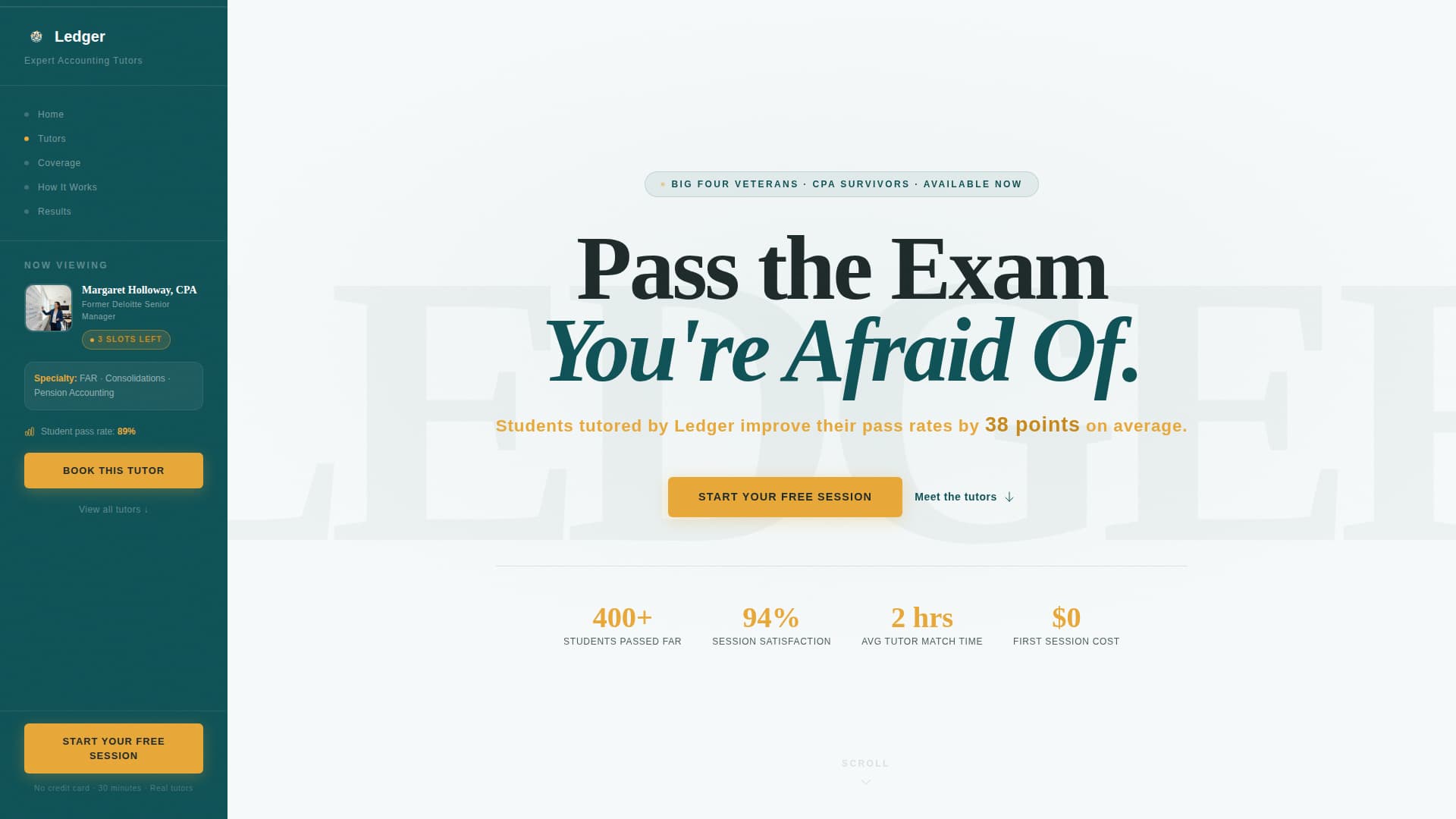 Balance — Trusted Accounting Services Landing Page Template