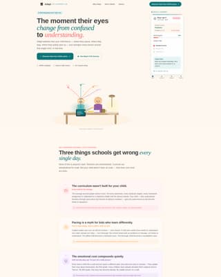 Adapt - Personalized Edtech Landing Page Template
