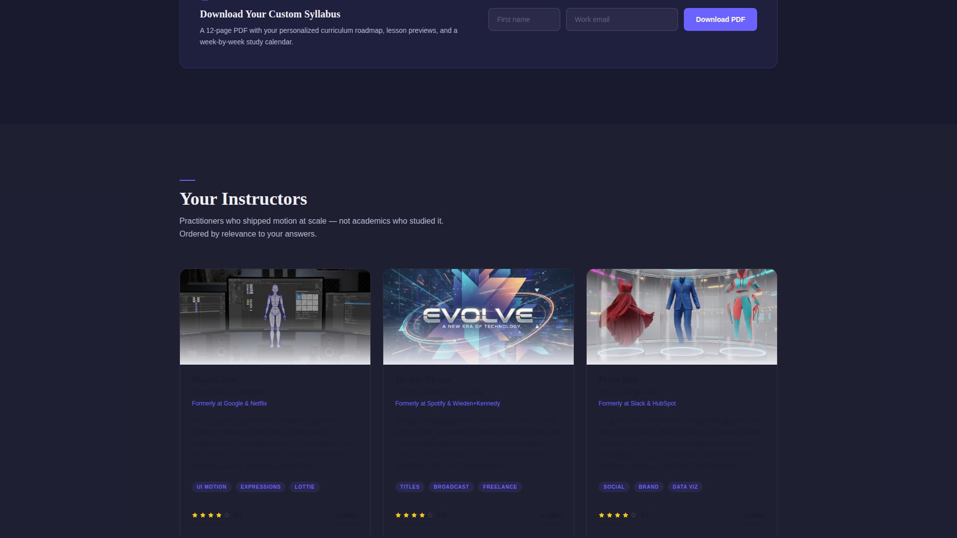 Keyframe - Dynamic Motiondesign Landing Page Template
