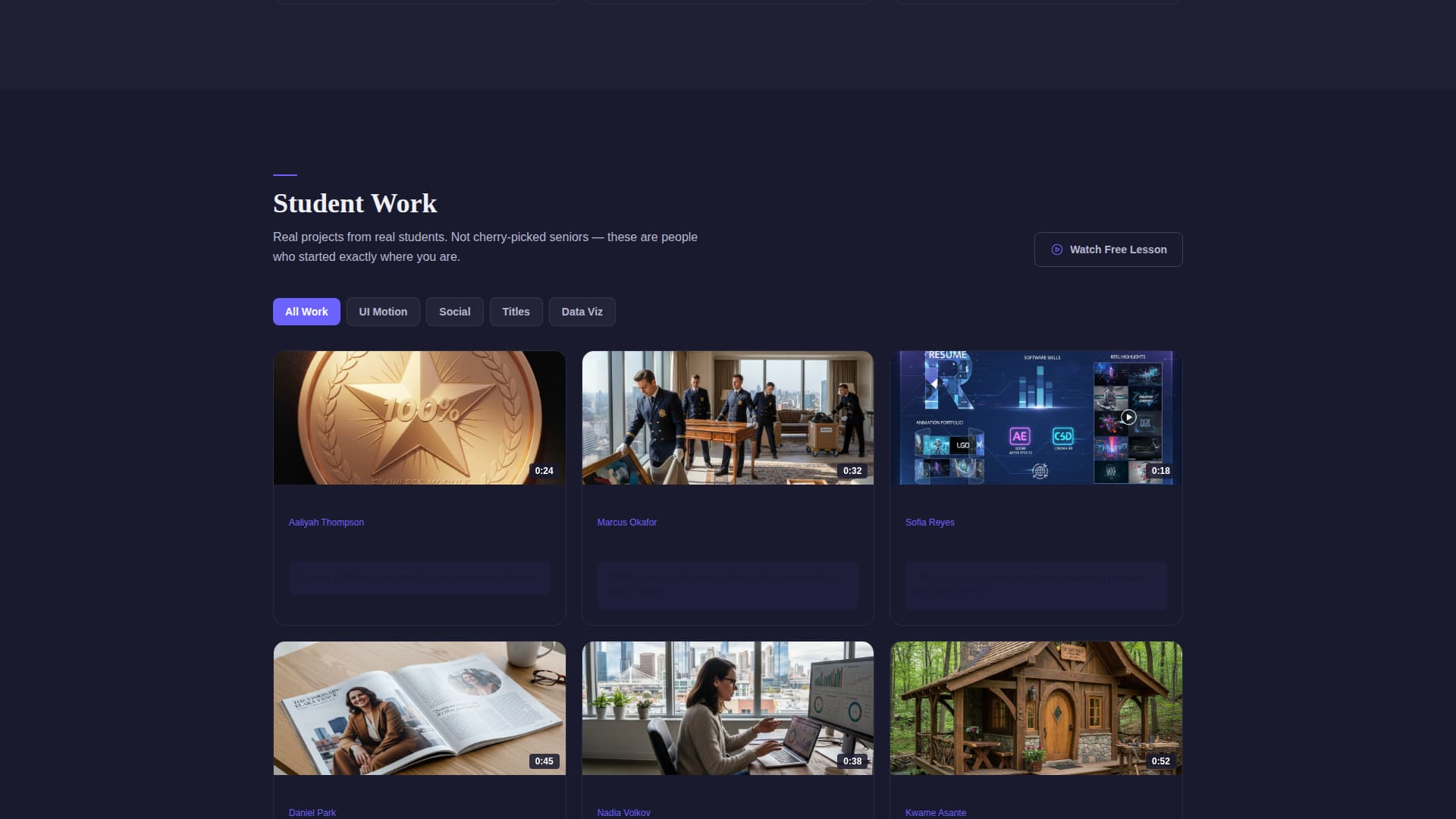 Keyframe - Dynamic Motiondesign Landing Page Template
