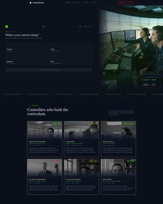 Controlscope - Precision Aviation Landing Page Template