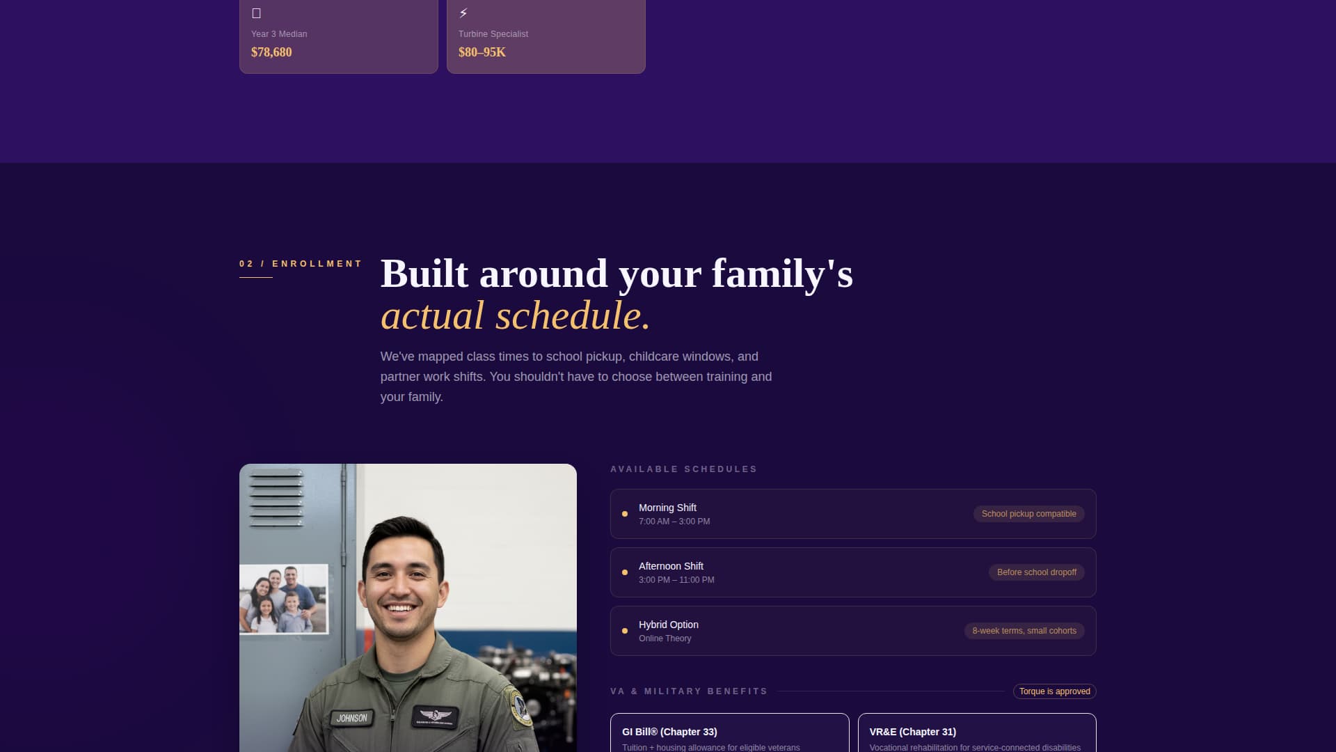 Torque - Familyfirst Aviation Landing Page Template