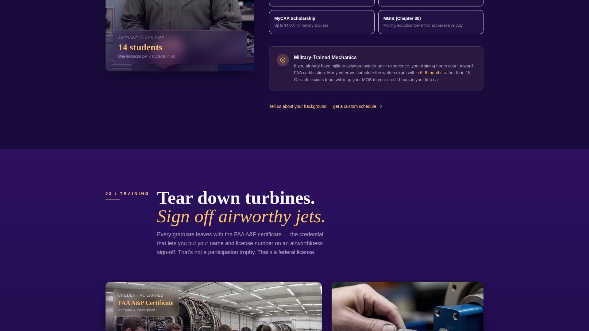 Torque - Familyfirst Aviation Landing Page Template