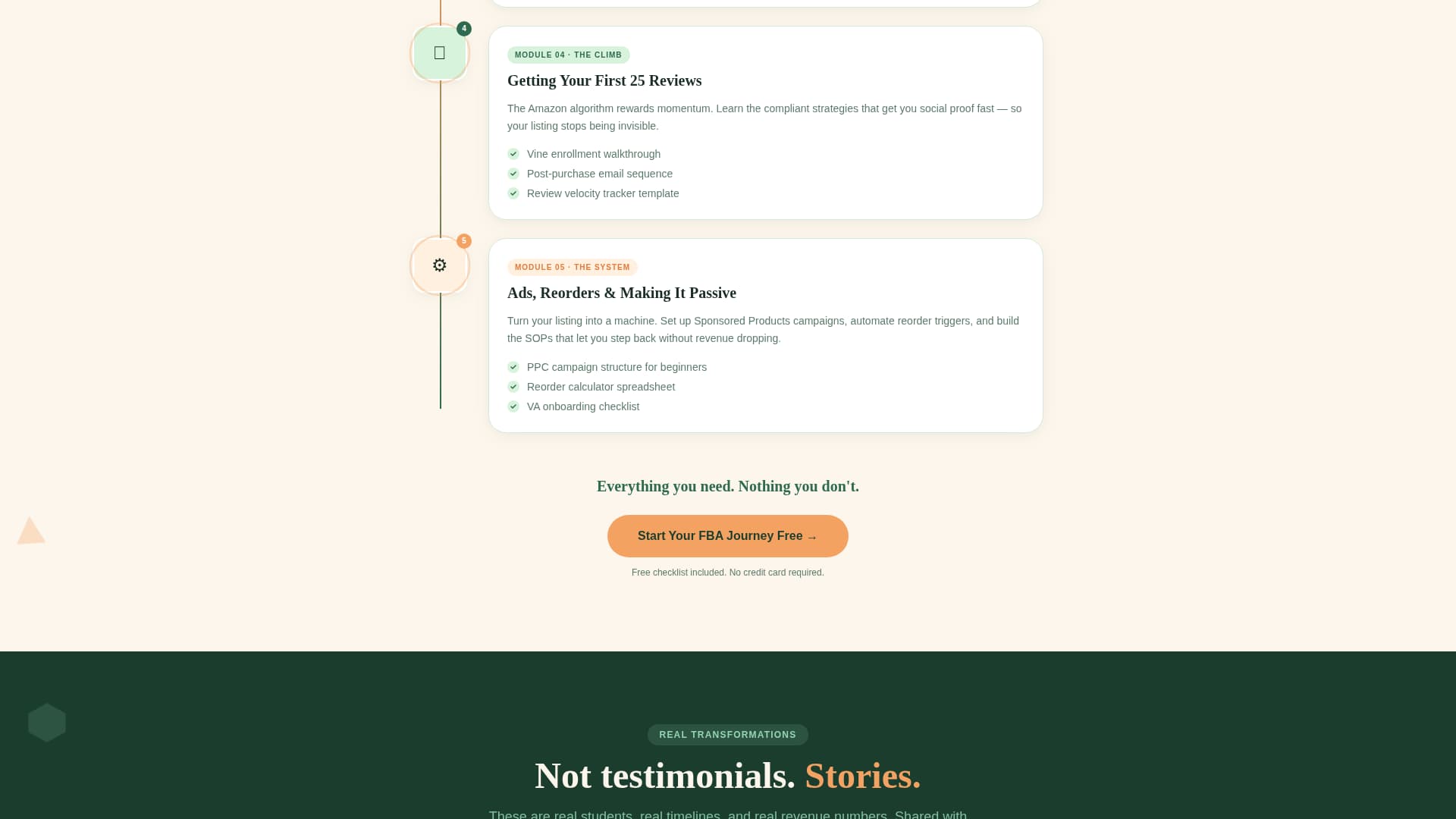 Launchpad - Proven FBA Landing Page Template