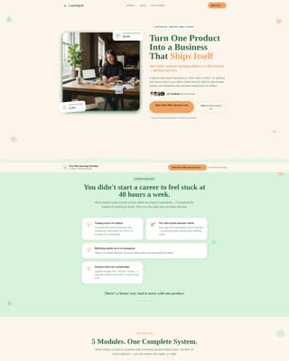 Launchpad - Proven FBA Landing Page Template
