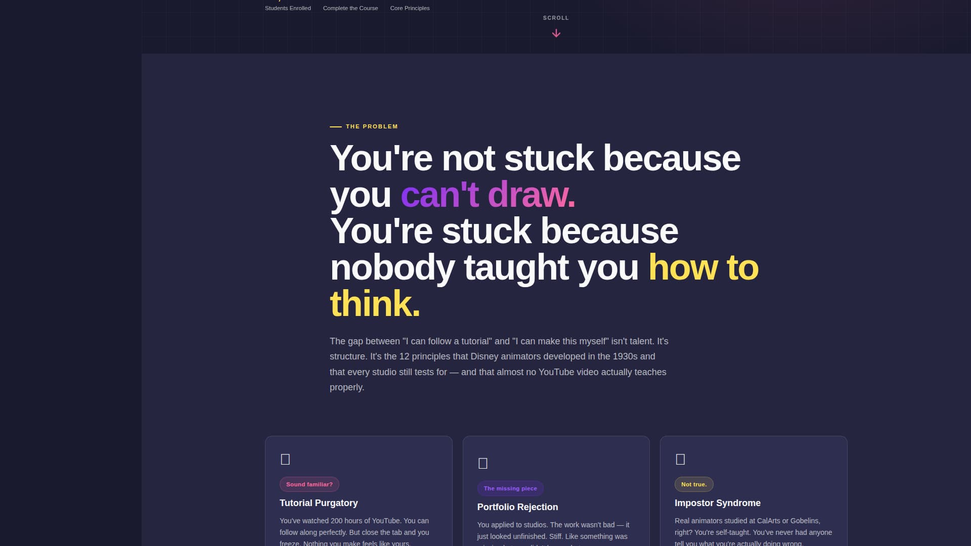 Animate - Dynamic Animationschool Landing Page Template