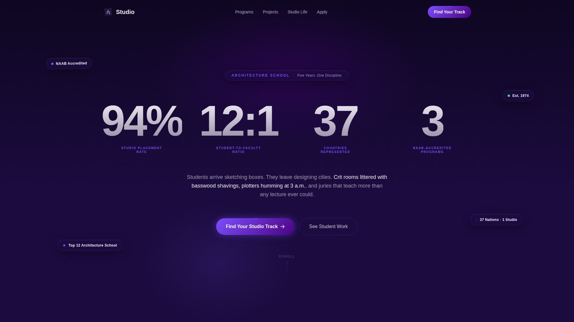 Architecture - Highconverting School Landing Page Template