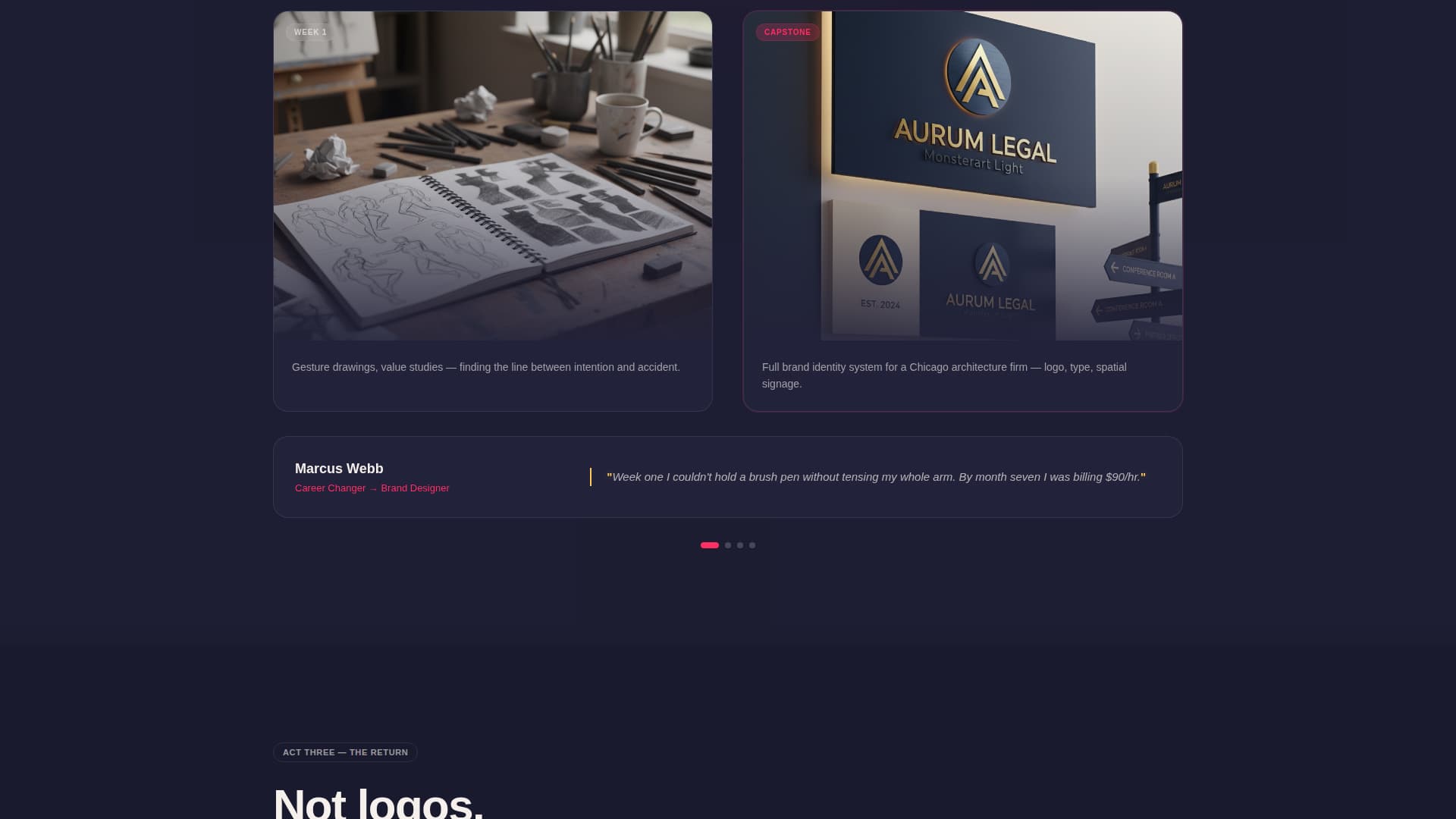 Atelier - Vibrant Artschool Landing Page Template