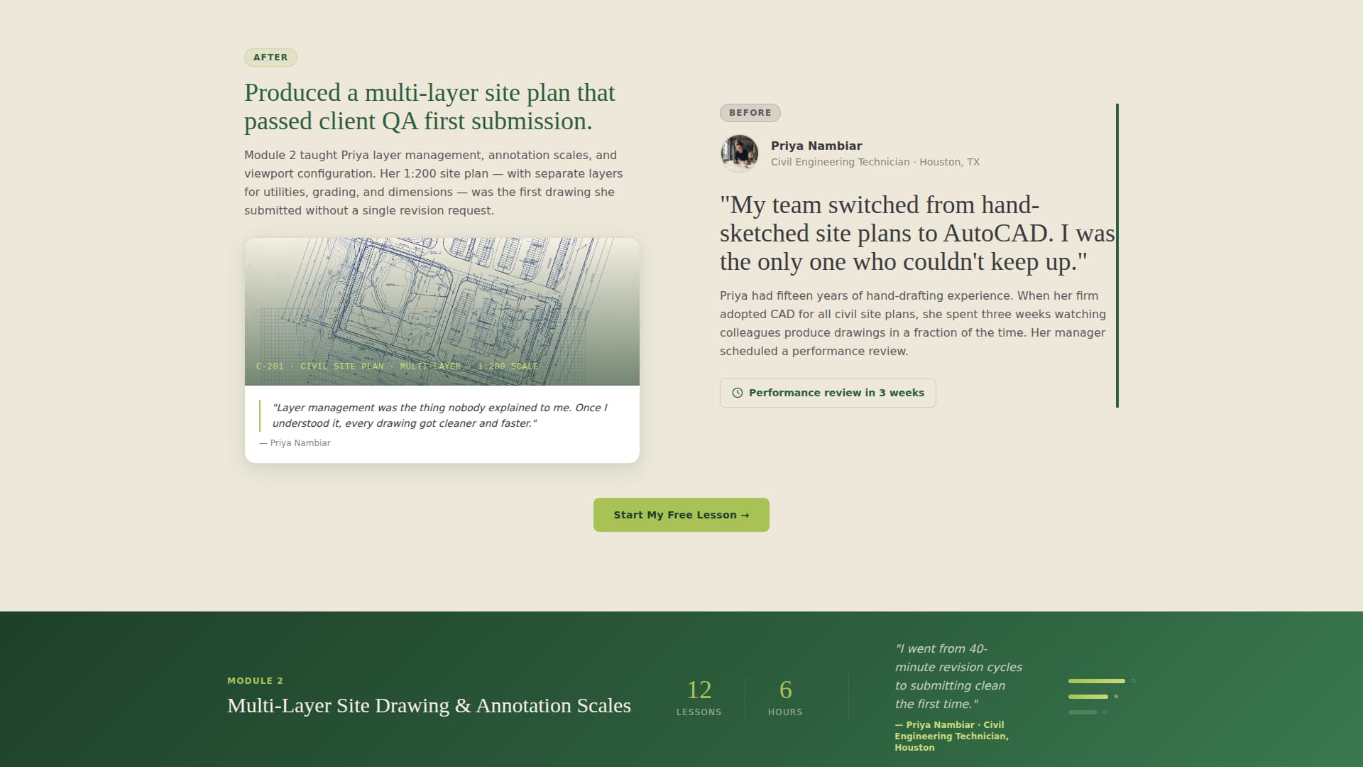 Draft - Precision CAD Landing Page Template