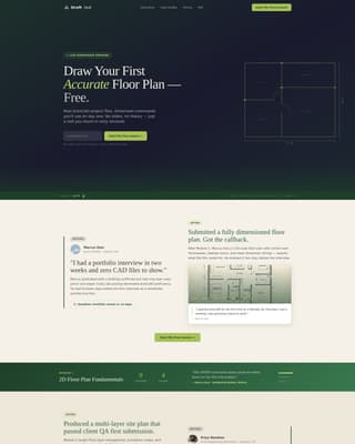 Draft - Precision CAD Landing Page Template
