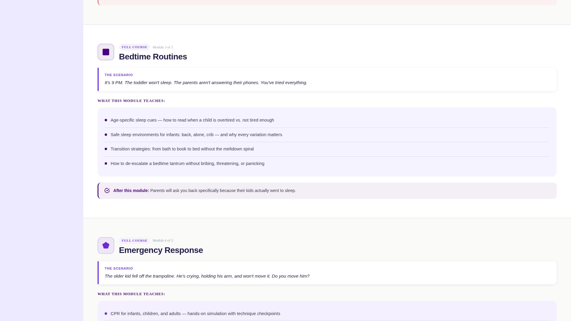 Certify - Playful Babysittercertification Landing Page Template