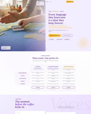Semilla - Immersive Preschool Landing Page Template
