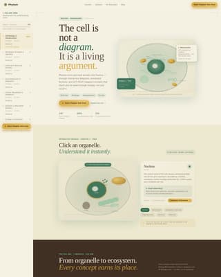 Phylum - Authoritative Biology Landing Page Template