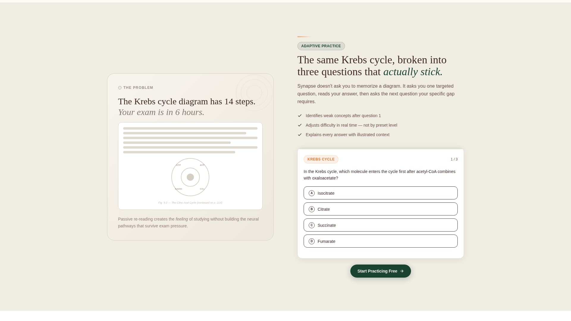 Synapse - Adaptive Biology Landing Page Template