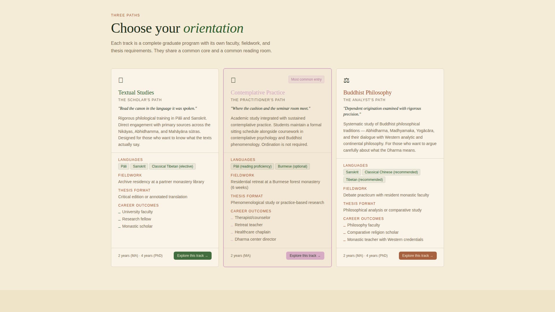 Sangha - Authoritative Buddhiststudies Landing Page Template