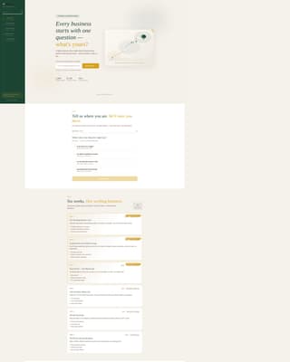 Venture - Personalized Entrepreneurship Landing Page Template