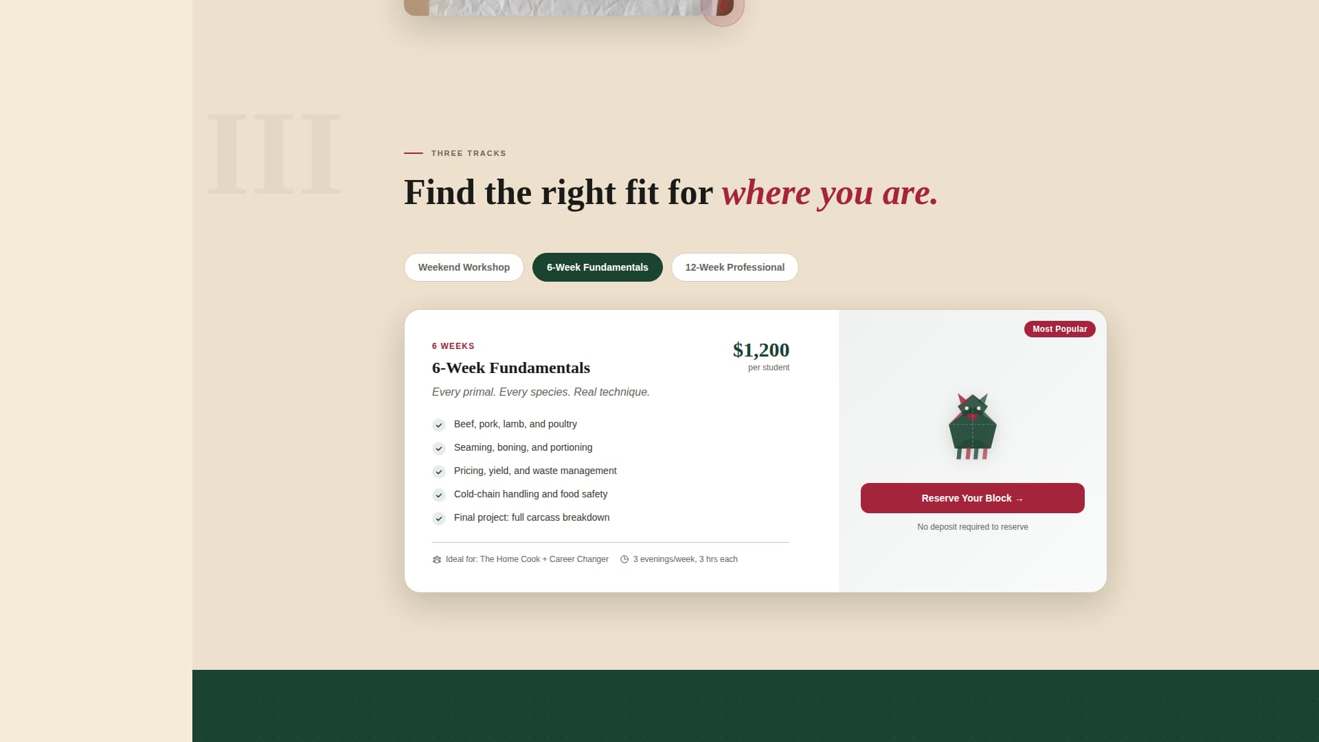 Cleave - Bold Butchery Landing Page Template