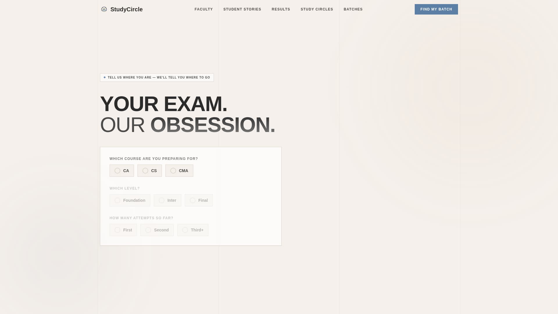 Studycircle - Trusted CACS CMA Landing Page Template