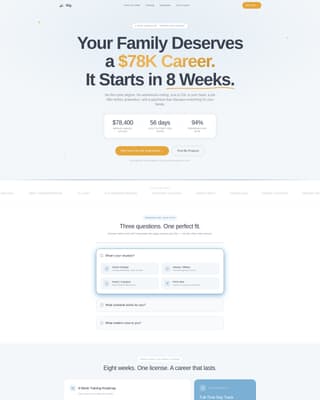 Rig - Powerful CDL School Landing Page Template