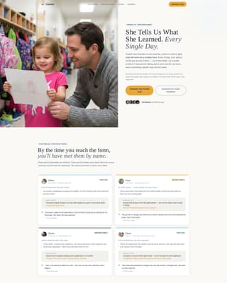 Charter - Inspiring School Landing Page Template