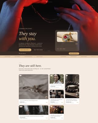 Keepsake - Heartfelt Memorial Landing Page Template