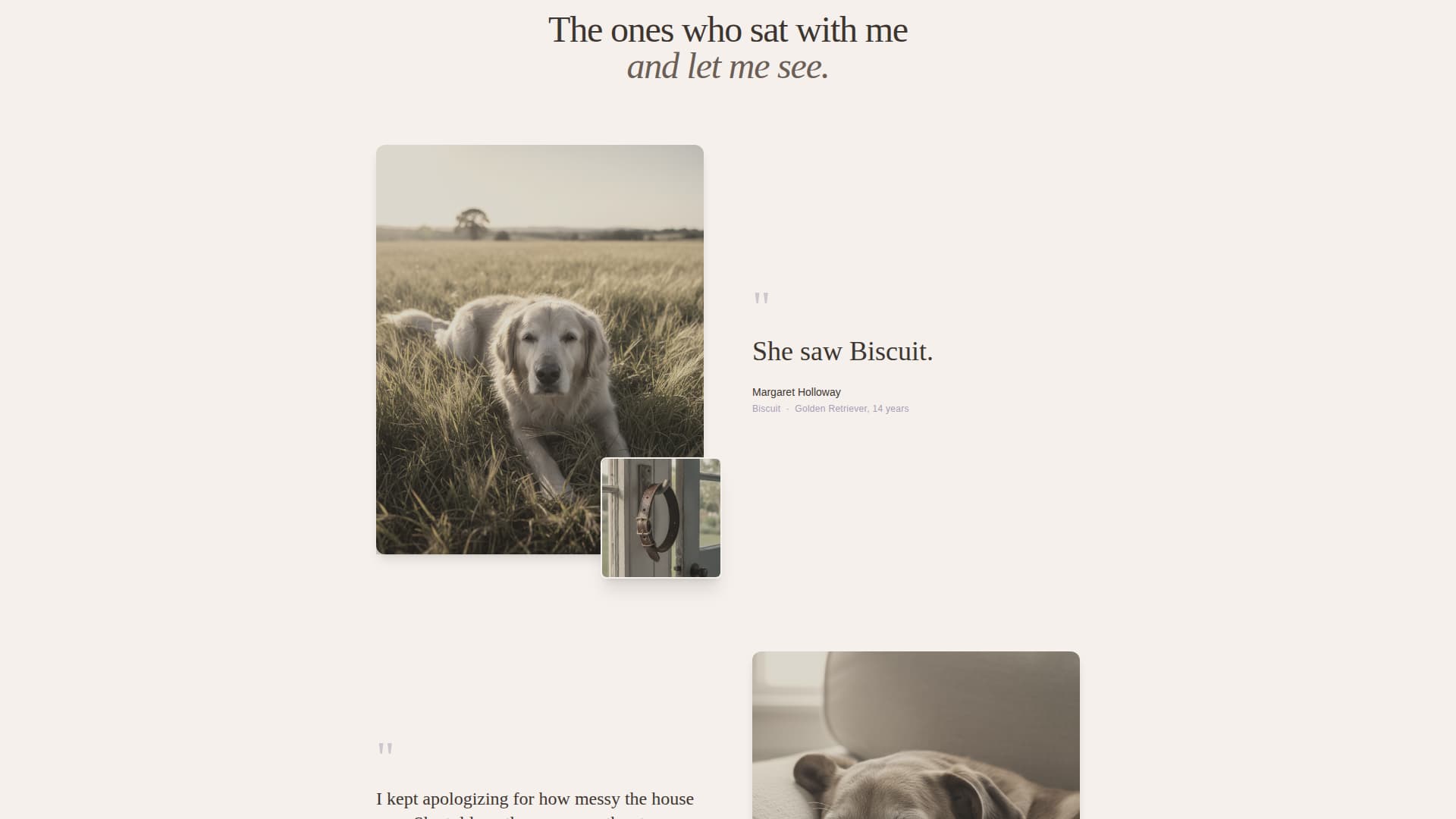 Keepsake - Heartfelt Petmemorial Landing Page Template