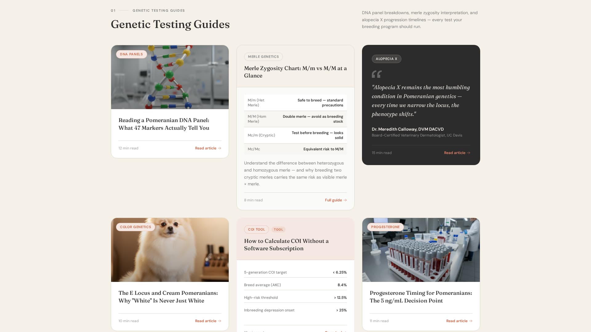 Pom - Trusted Genetics Landing Page Template
