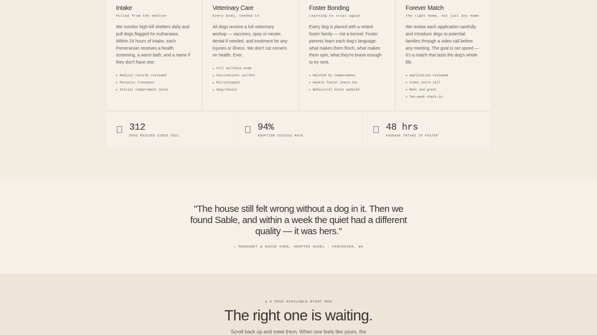 Pomme - Heartfelt Pomeranian Landing Page Template