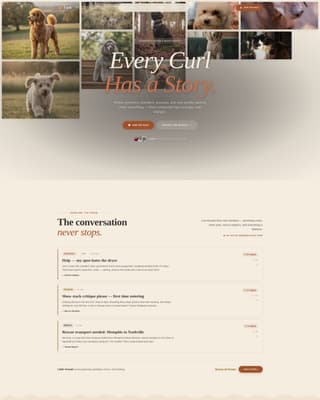 Dog Professional Website Template