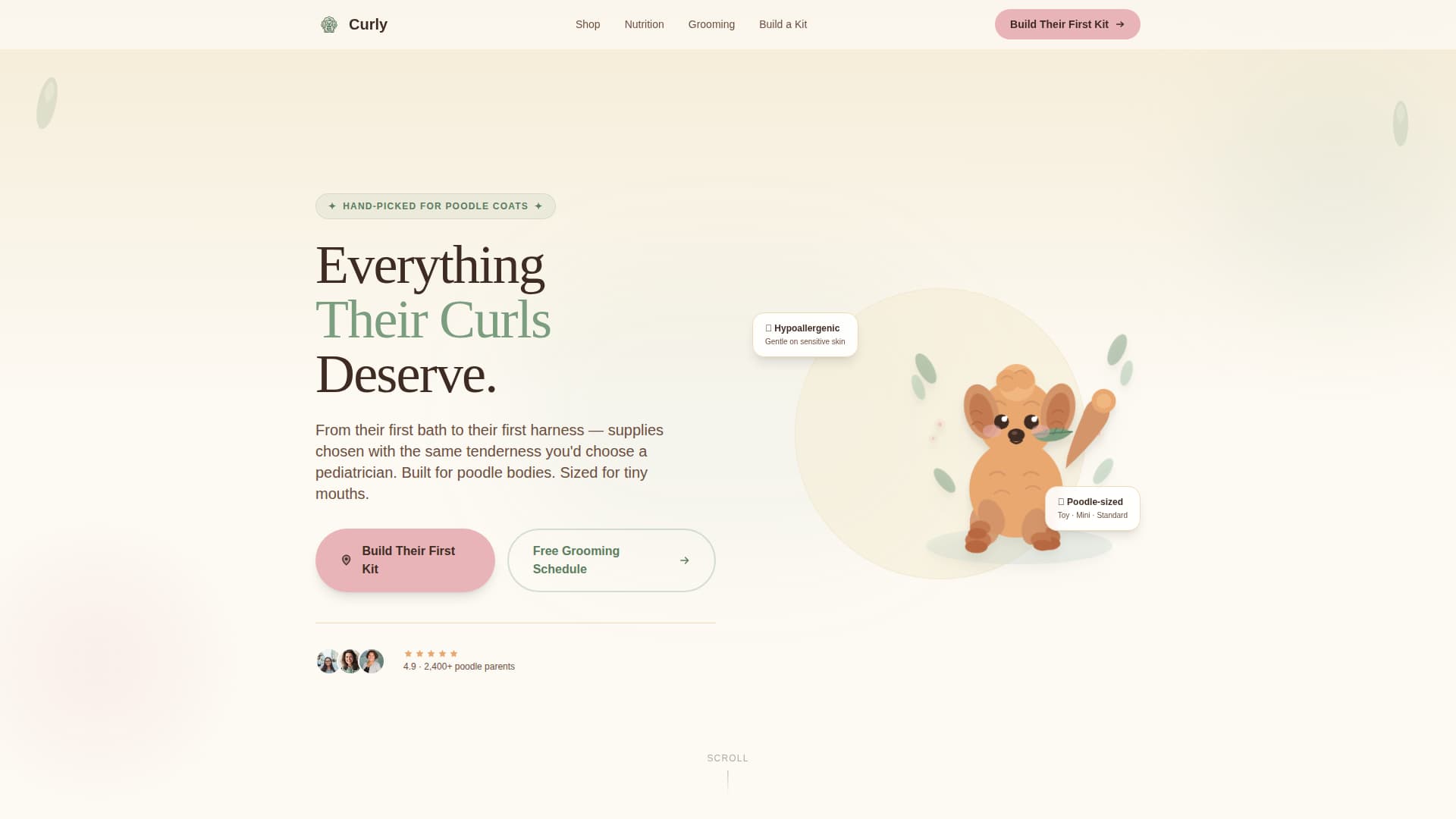 Dog Professional Website Template