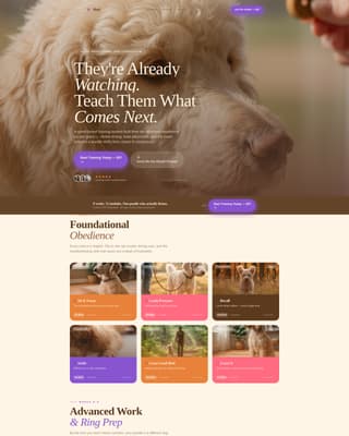 Dog Professional Website Template