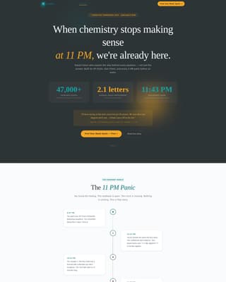 Catalyst - Transformative Chemistry Landing Page Template