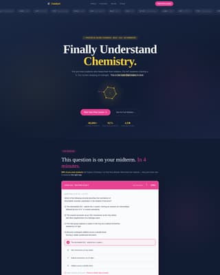 Catalyst - Authoritative Chemistry Landing Page Template