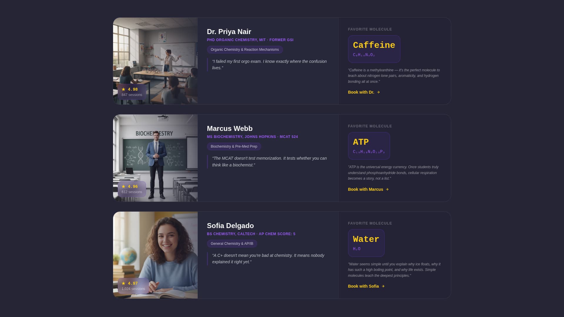 Catalyst - Precision Chemistry Landing Page Template