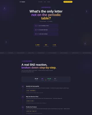 Catalyst - Precision Chemistry Landing Page Template