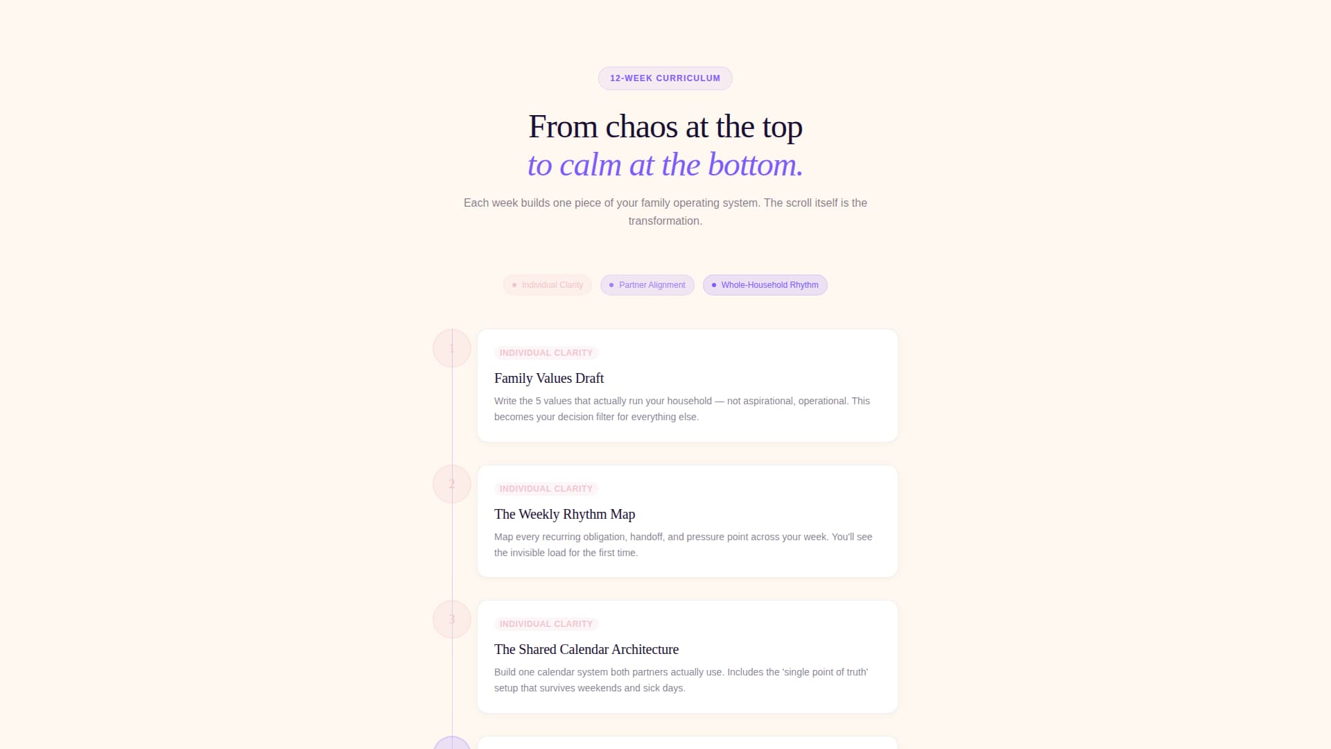 Cohort - Transformative Parenting Landing Page Template
