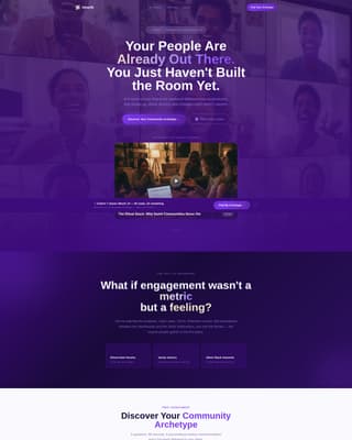 Hearth - Transformative Communitybuilding Landing Page Template