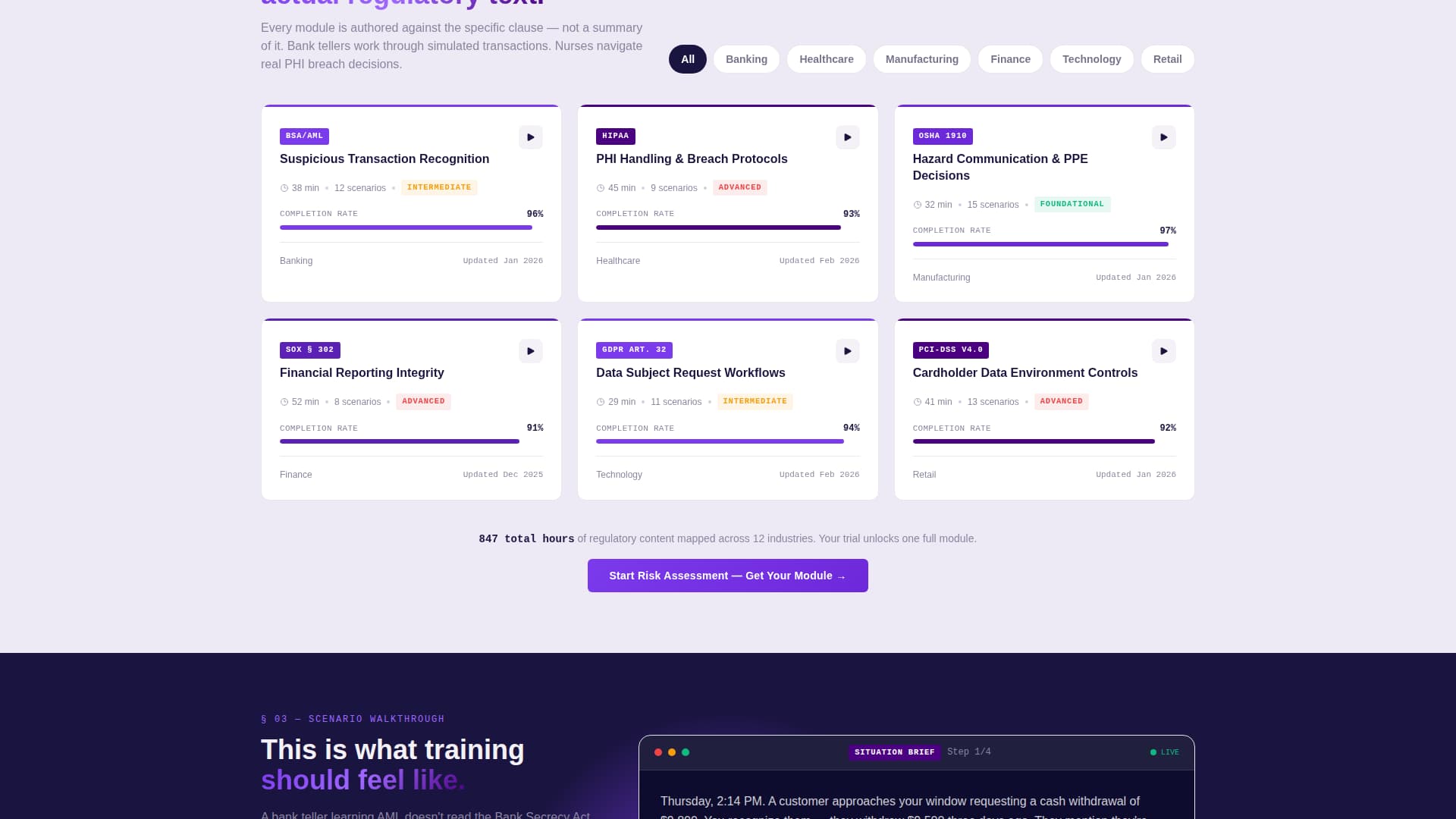 Certify — Trusted Regulatory Compliance Landing Page Template